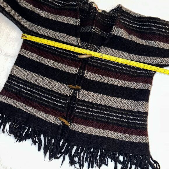 Faherty Womens Wool Cashmere Fringe Boho Cardigan XS/S GUC - Picture 8 of 11